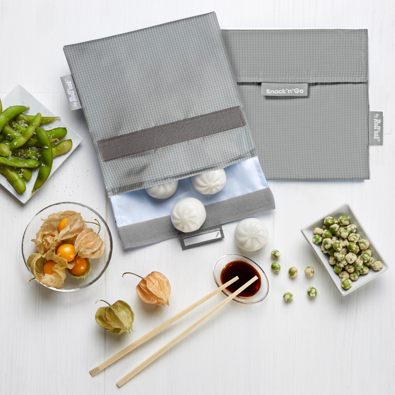 ロールイート スナックアンドゴー アクティブ グレー