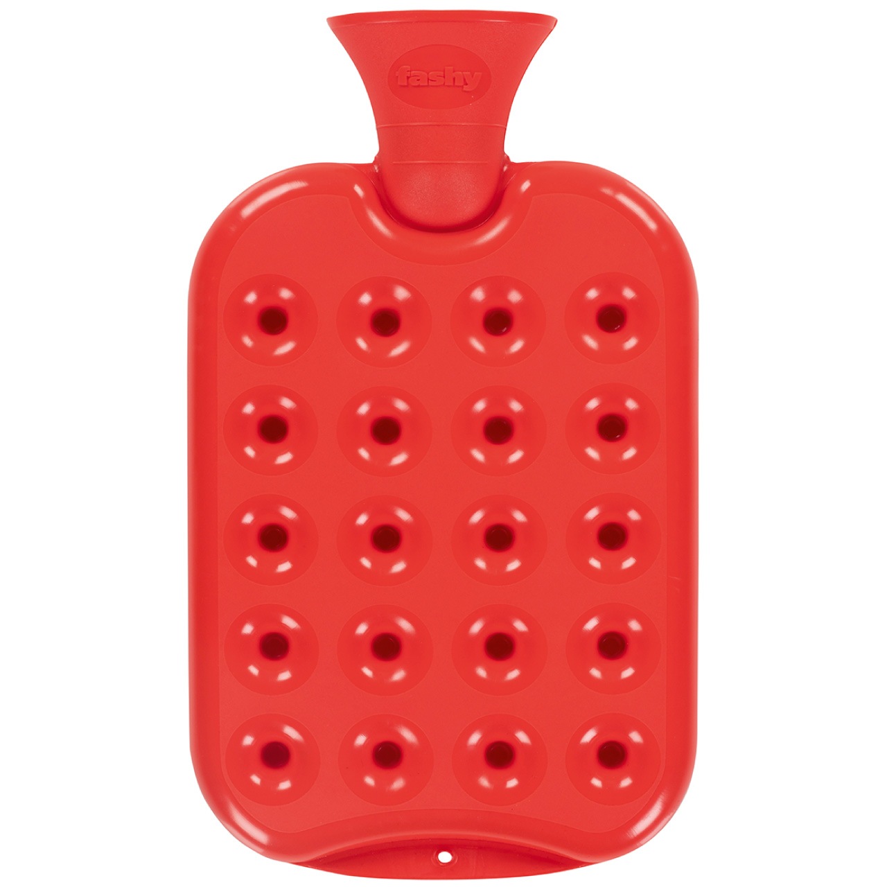 ファシー 湯たんぽ1.2L クッションボトル オレンジレッド