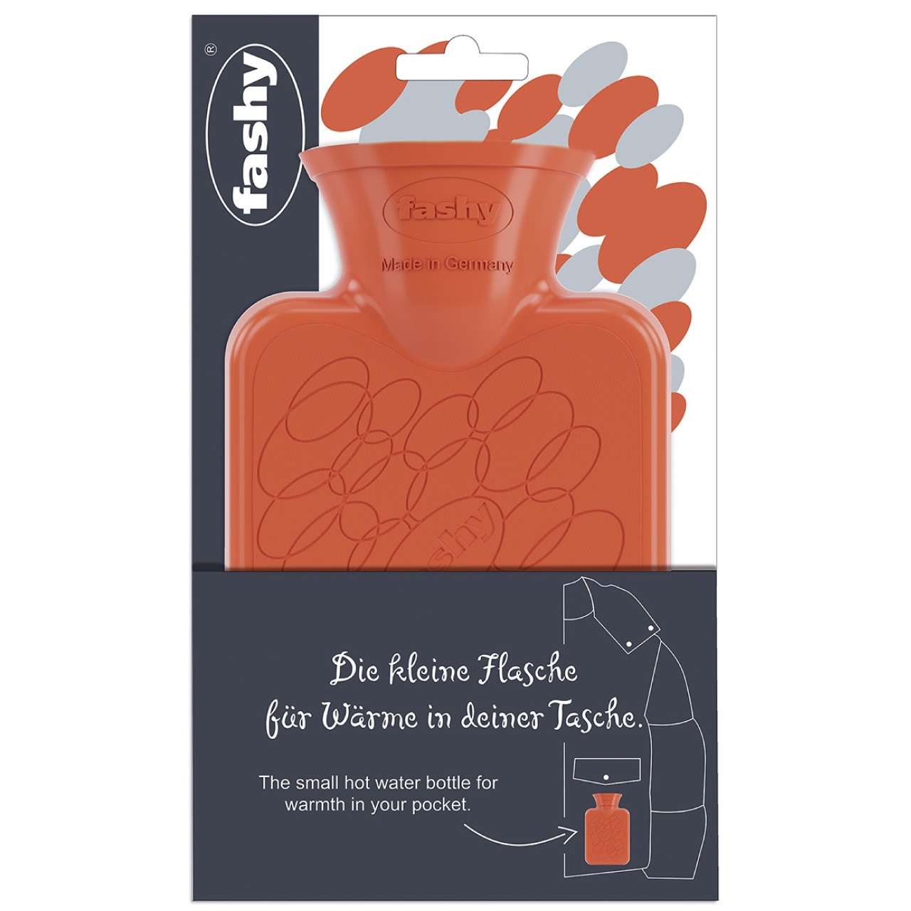 ファシー ポケット湯たんぽ 0.3L オレンジ