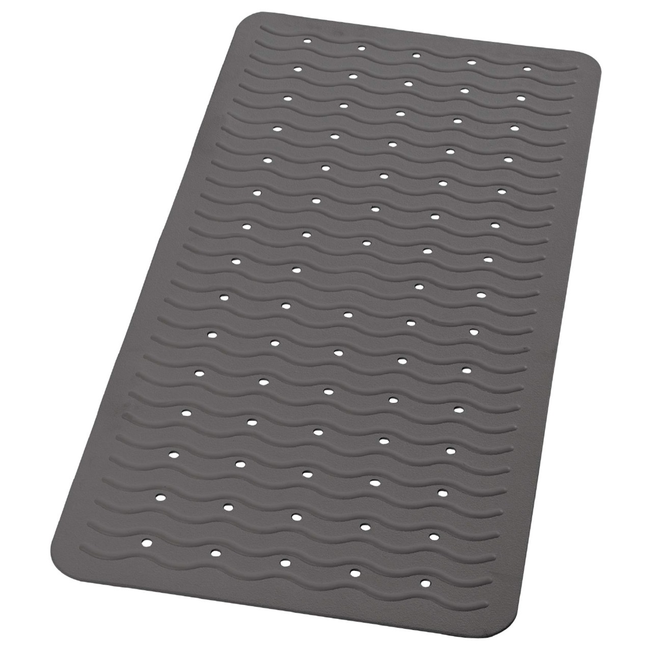 リダー すべり止めバスマット プラヤ セメントグレー 38x80