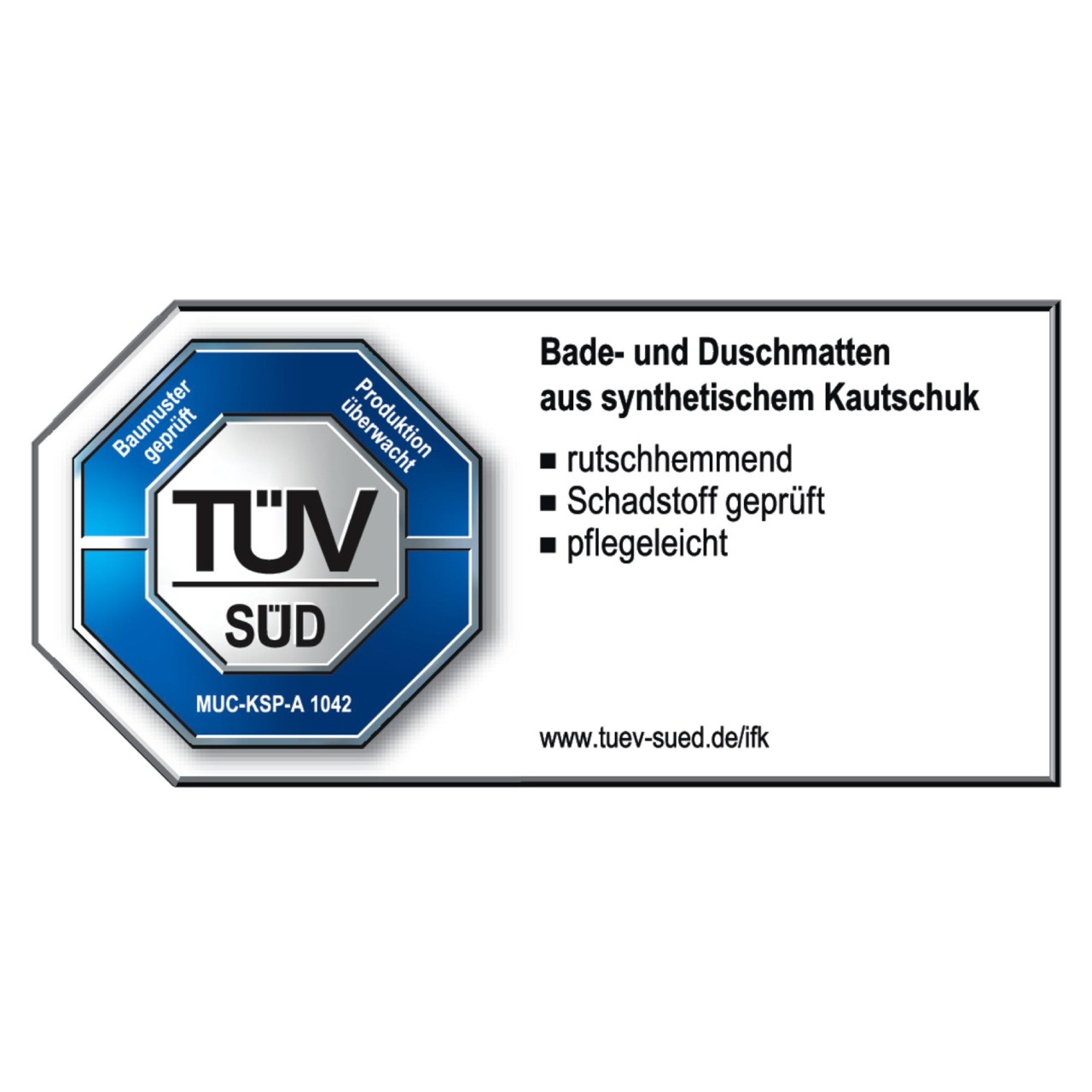 リダー すべり止めバスマット プラヤ セメントグレー 38x80