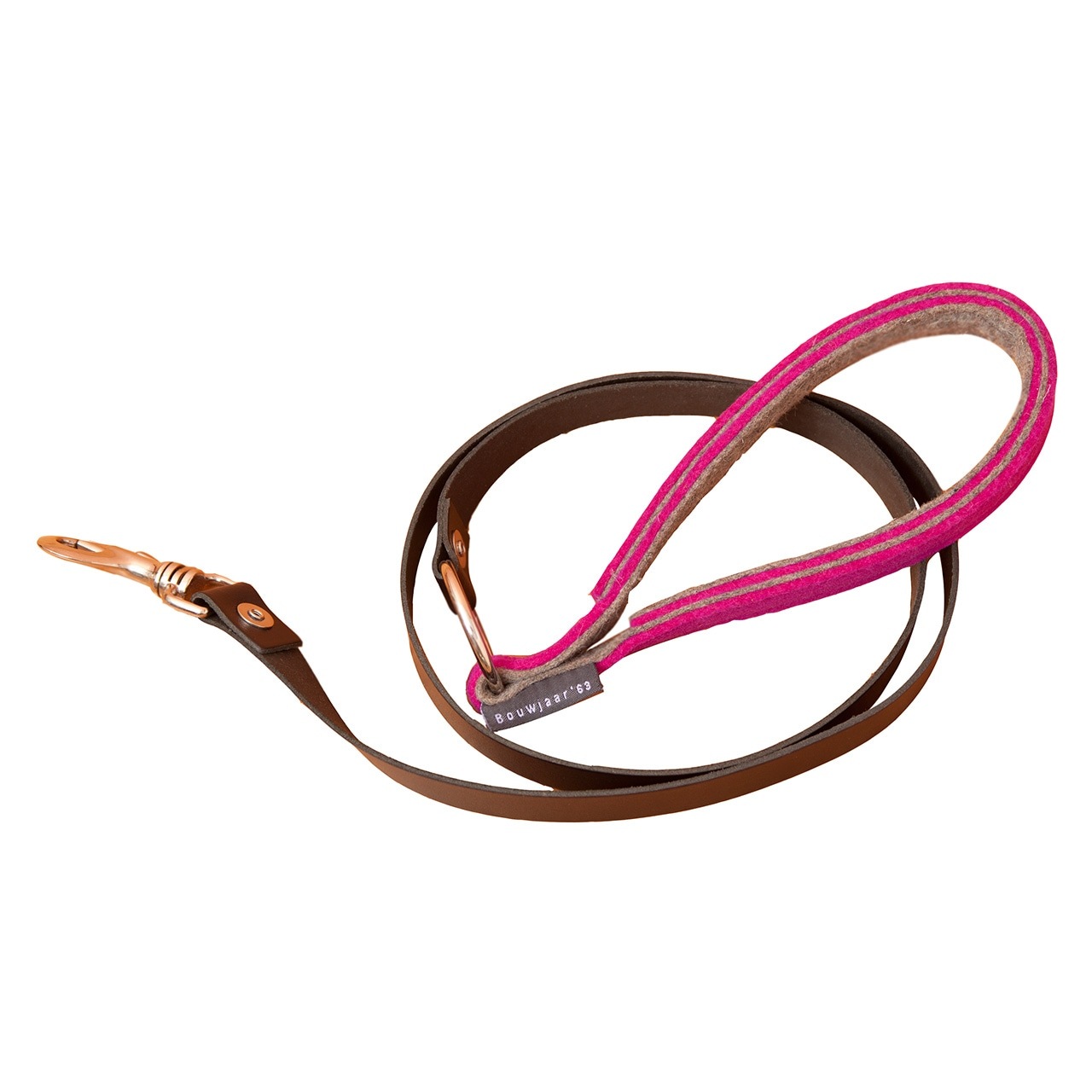 ブーヤー63 ドッグリース ダークピンク