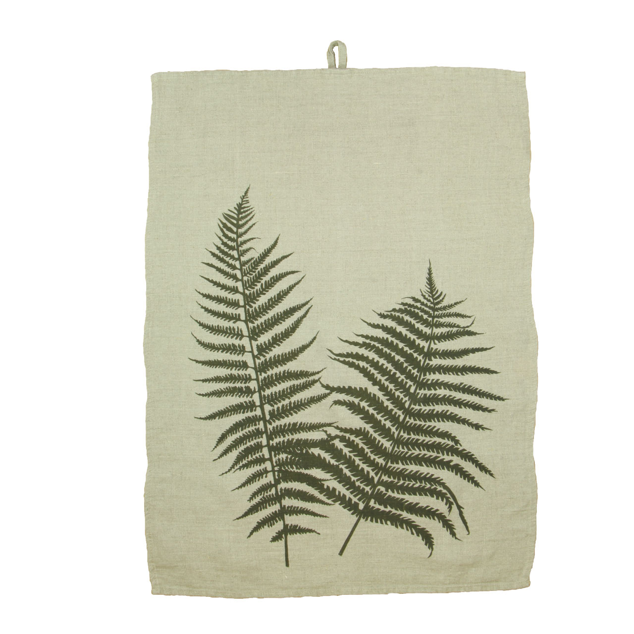 ドロシー・レーネン タオル フェルン オリーブ ナチュラルリネン
