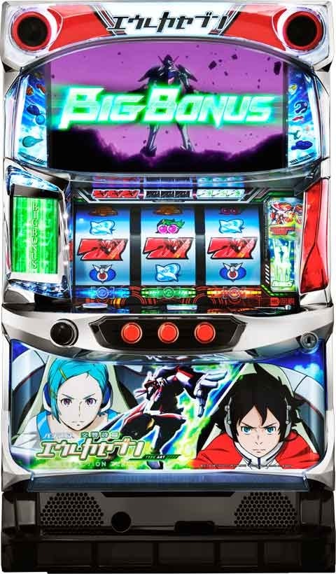 パチスロ実機 S エウレカセブン HIEVO コイン不要機付 ⭕️送料