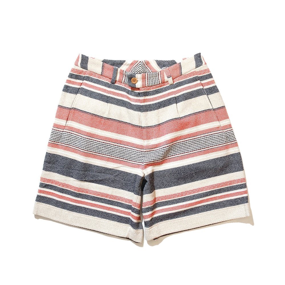 THE NERDYS / Border Pattern Short Pants -MANTECO Fabrics-