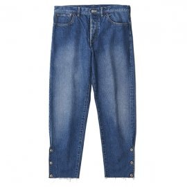 THE NERDYS / SLIT tapered jean pants