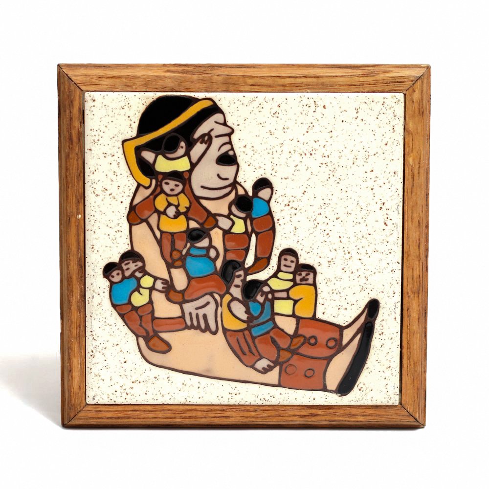 BIN ART / Vintage Fiesta Tiles 