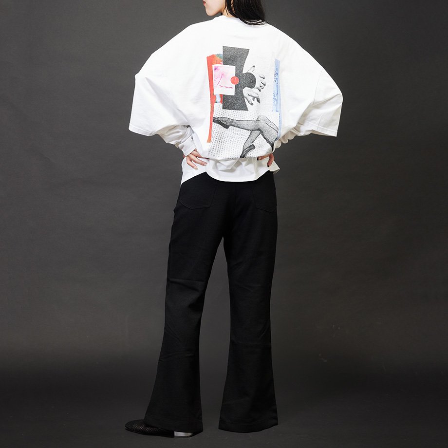 AK5 / AK5 Color Print Layered Long Sleeve T-shirt / Yabiku Collage