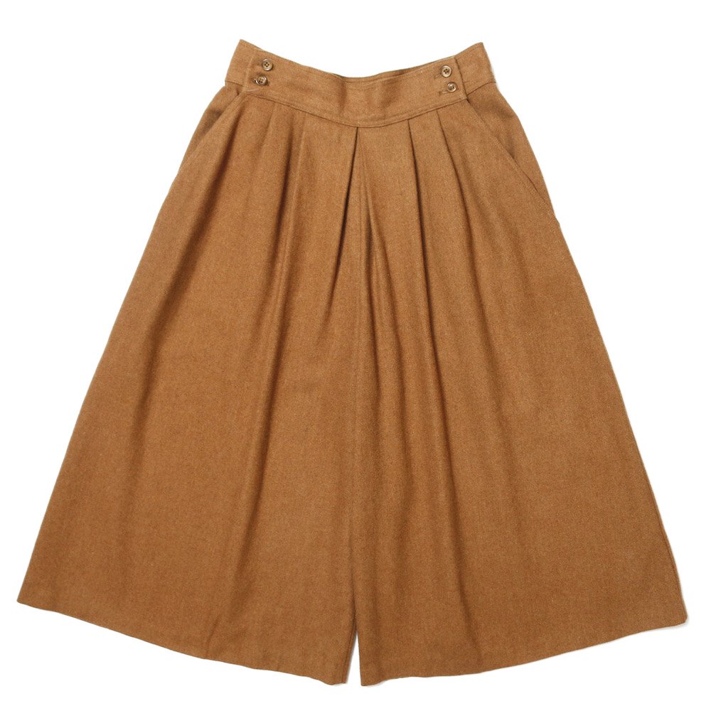 Vintage Clothes / 1970s Wool Culottes Pants