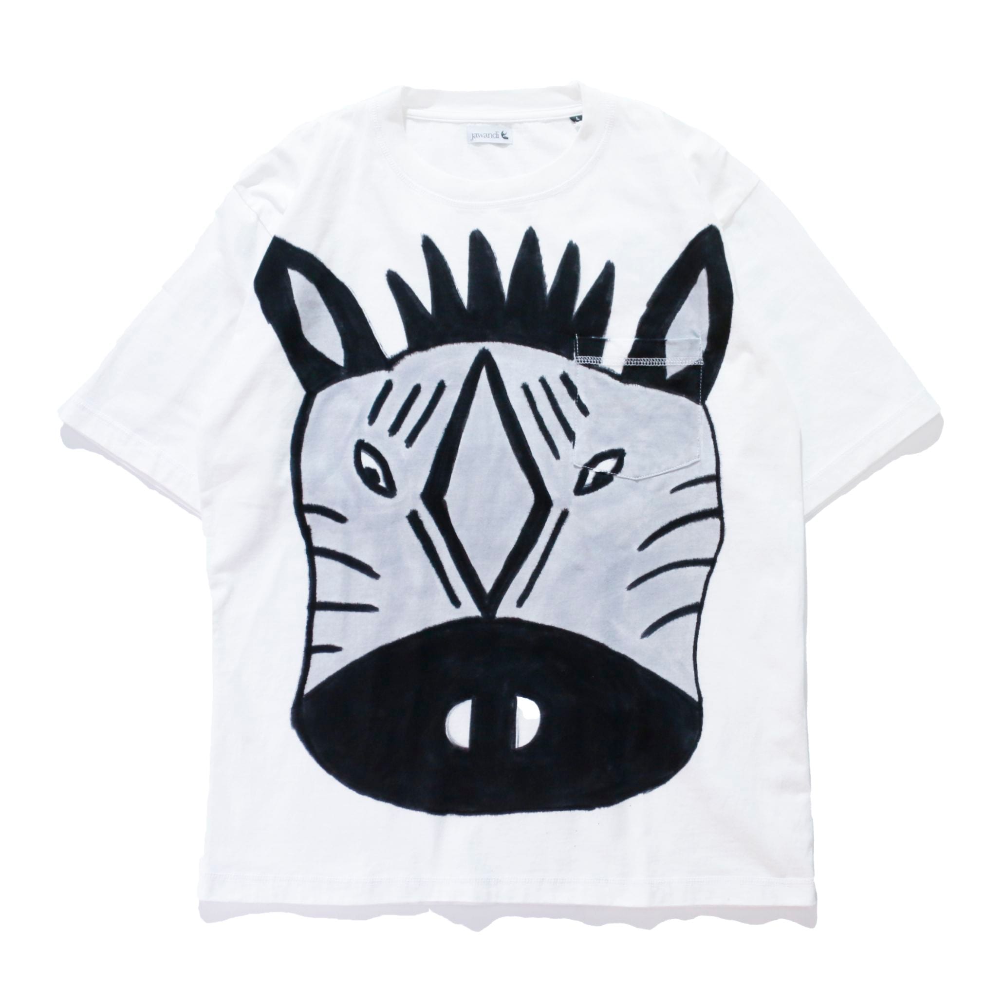 jawandi / S/S HAND DRAWN POCKET TEE 