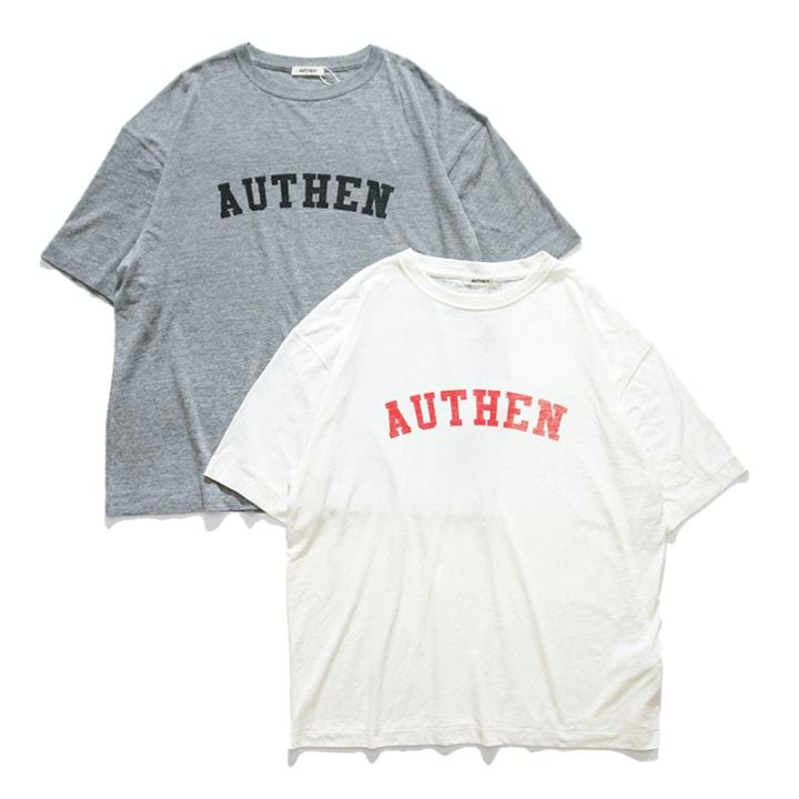 AUTHEN / SHABBY LOGO T-SHIRT