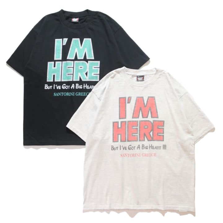 Graphic Tee / SCREEN STARS I'm HERE Print T-shirt