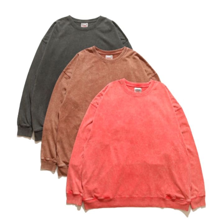 ONEITA / SidePocket L/S Tee Chemical Wash