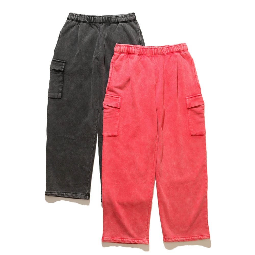 SCREEN STERS / CHEMICAL WASH Sweat Cargo Pants