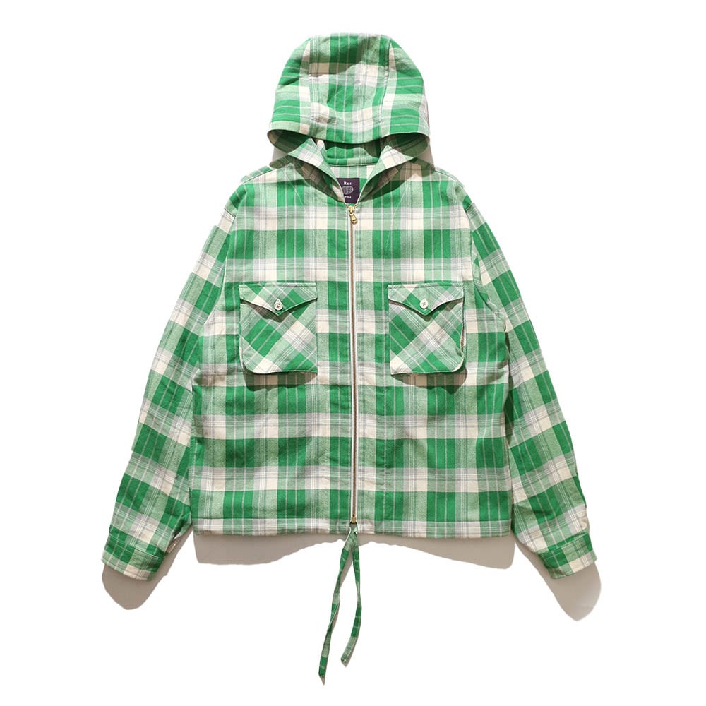 Res Ipsa / Handwoven Plaid Zip Hoodie