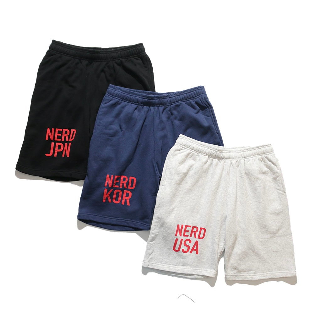 THE NERDYS / NERD NATIONS / NERD Sweat Shorts [JPN] [USA] [KOR]