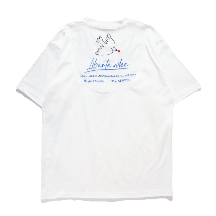 The NERDYS / Brigitte Tanaka×The NERDYS PICASO back T-shirt