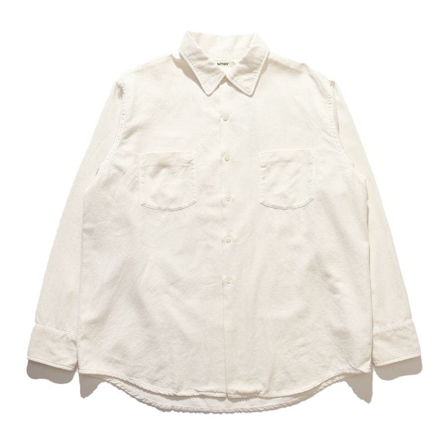 AUTHEN / SILKNIZED TWILL REGULAR SHIRT 