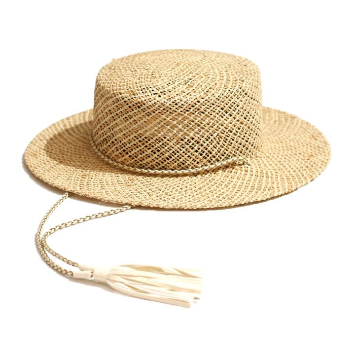 Sublime  / Resort Boater Hat / RAFFIA×PAPER        
