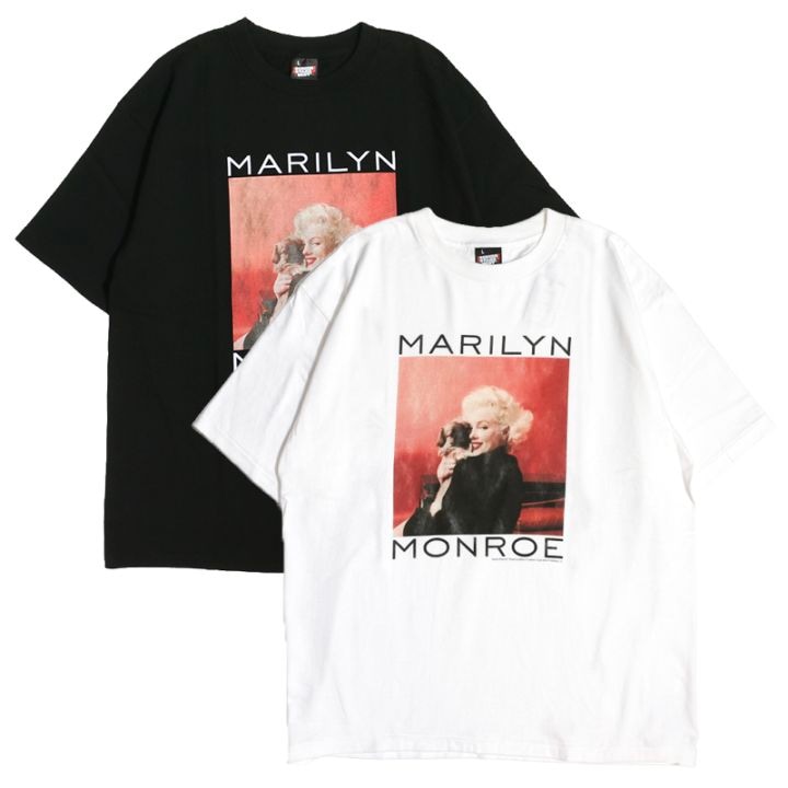 Movie Tee / SCREEN STARS MARILYN MONROE With Dog Tee