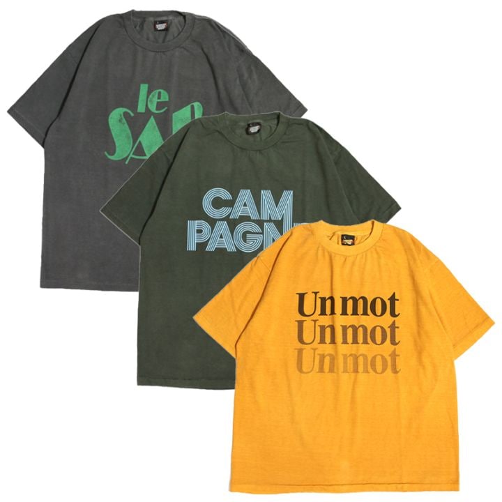 Graphic Tee /  Pigment Logo Print T-shirt
