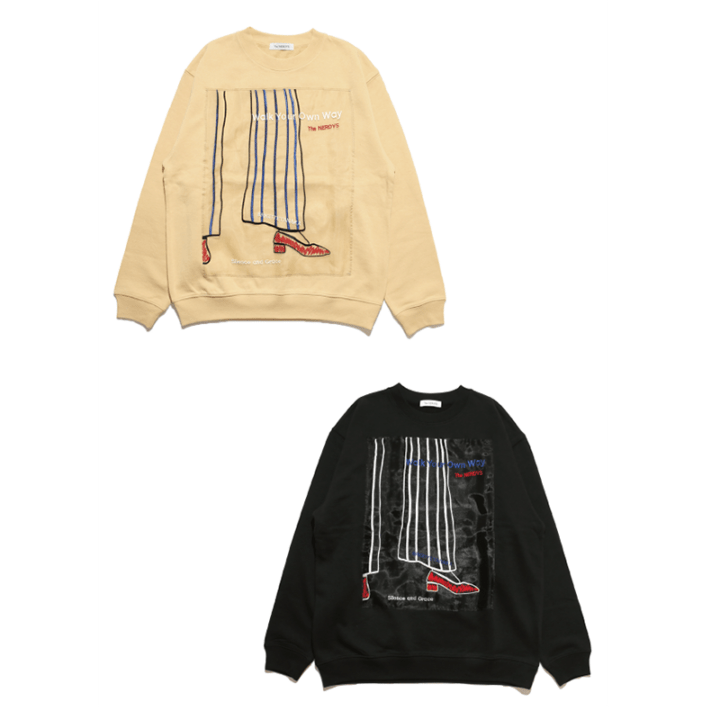 The NERDYS / Brigitte Tanaka×The NERDYS WALK Crew Sweat
