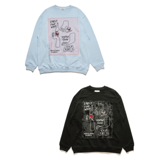 The NERDYS / Brigitte Tanaka×The NERDYS WINE Crew Sweat