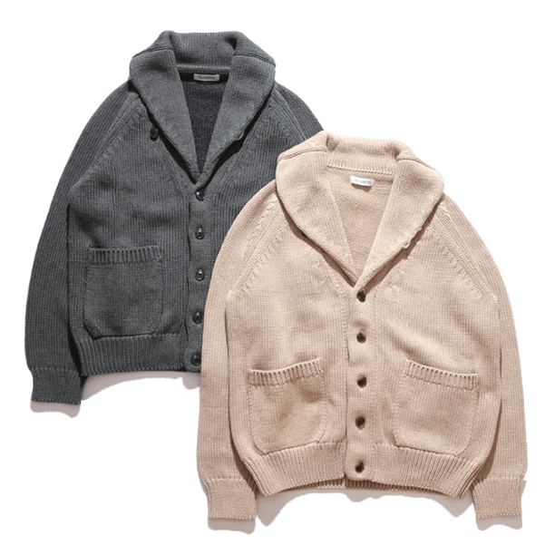 THE NERDYS / Shawl-Collar Knit Jacket