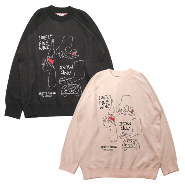 The NERDYS / Brigitte Tanaka×The NERDYS WINE KNIT