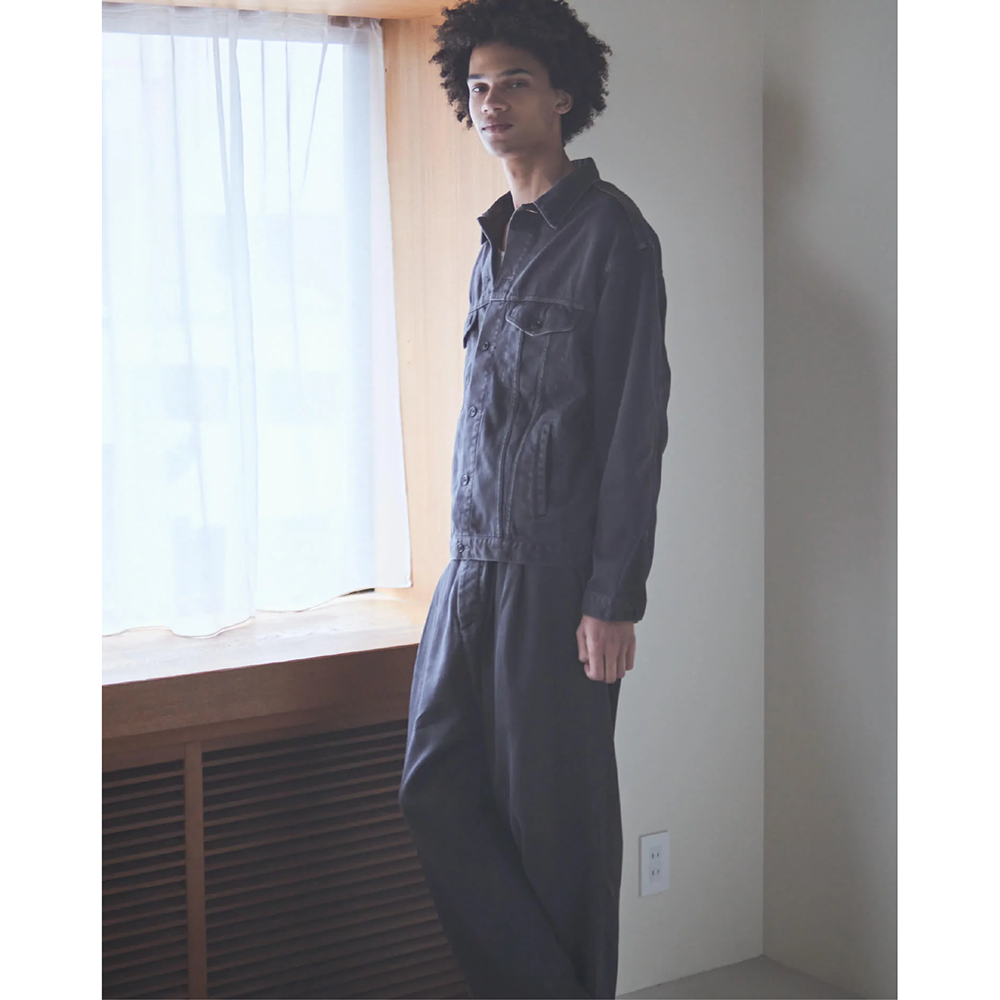 AUTHEN / SILKNIZED CHINO TROUSERS JACKET