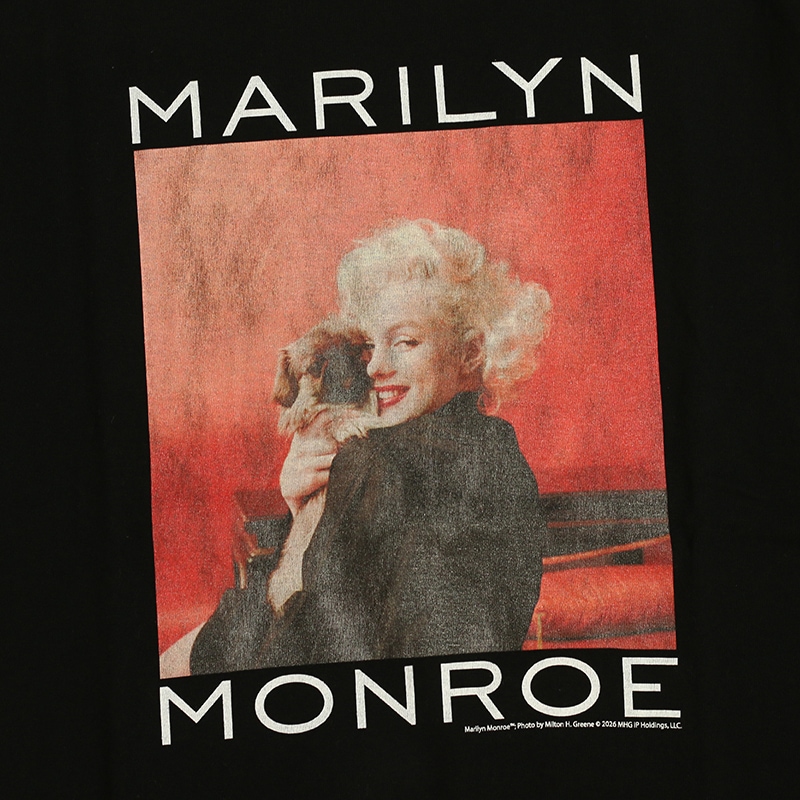 Movie Tee / SCREEN STARS MARILYN MONROE With Dog Tee