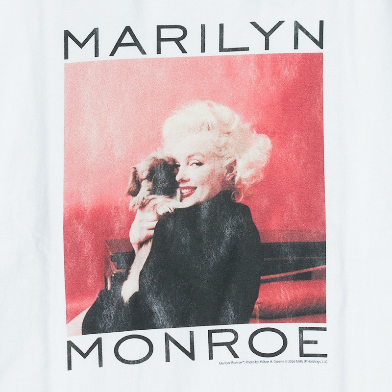 Movie Tee / SCREEN STARS MARILYN MONROE With Dog Tee