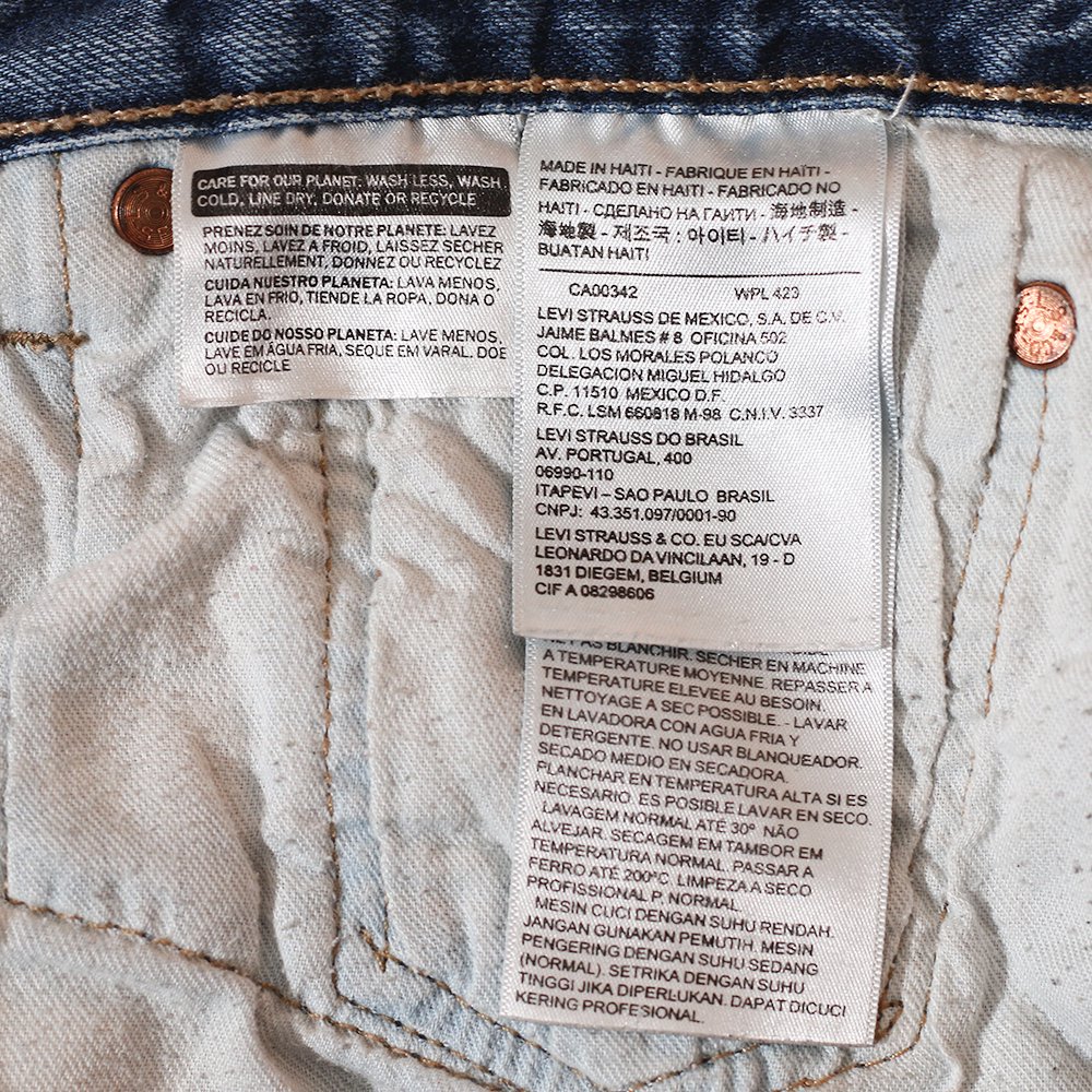 Vintage Clothes / Levi's 501 Blue Denim Pants(W34/L30)