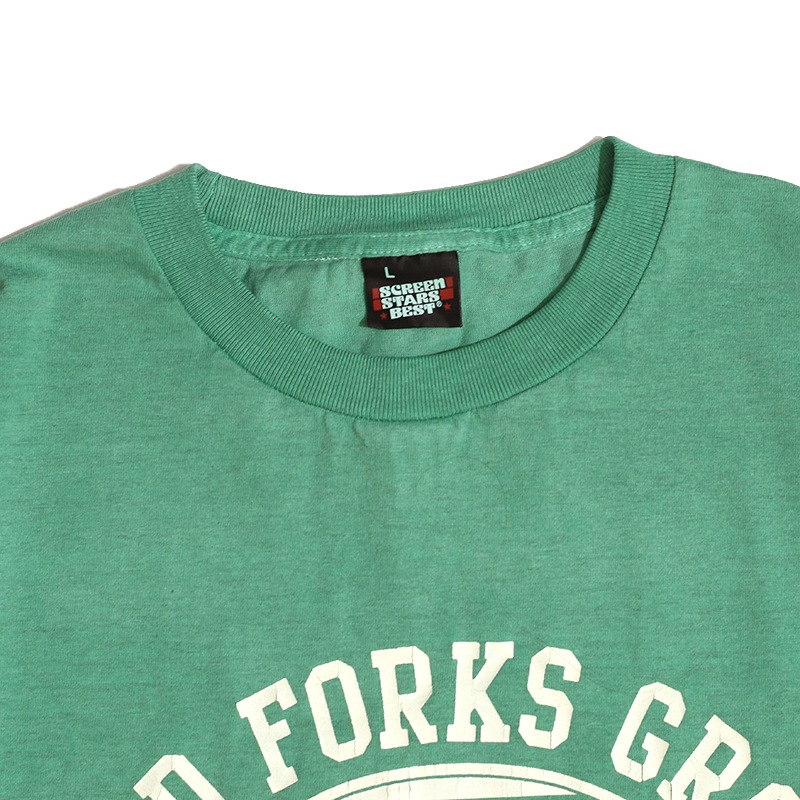 Graphic Tee / Pigment Dye Crack Print T-shirt