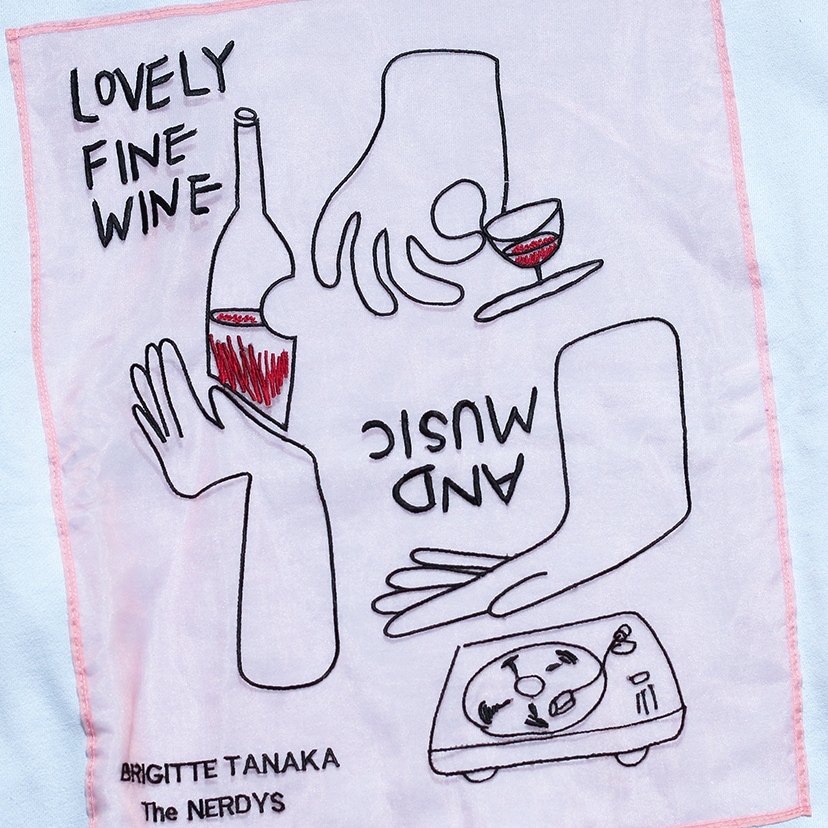 The NERDYS / Brigitte Tanaka×The NERDYS WINE Crew Sweat