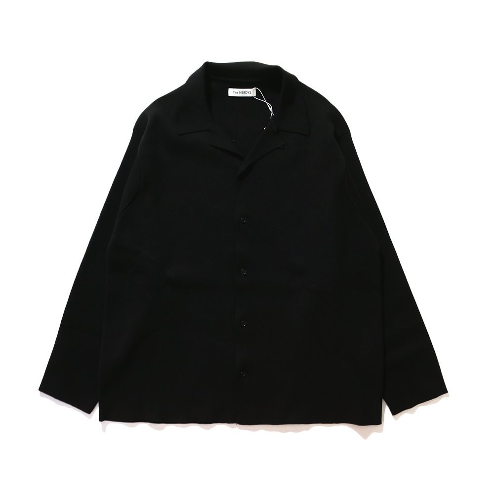 THE NERDYS / Open Collar Knit Shirt