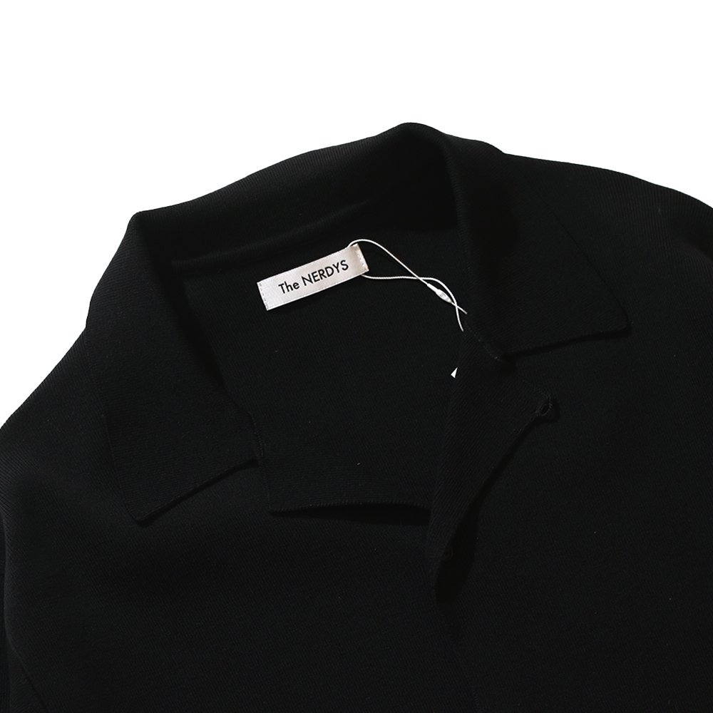 THE NERDYS / Open Collar Knit Shirt