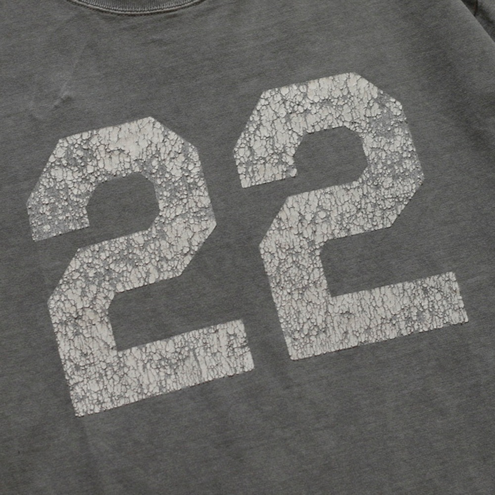 タグ付き　オーセン NUMBERING FLOCKY T-SHIRT 追加》AUTHEN / オーセン NUMBERING FLOCKY T-SHIRT（Tシャツ