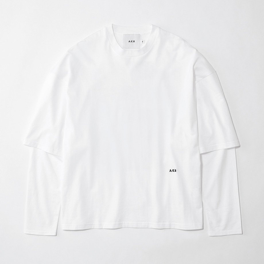 AK5 / AK5 Color Print Layered Long Sleeve T-shirt / Yabiku Collage