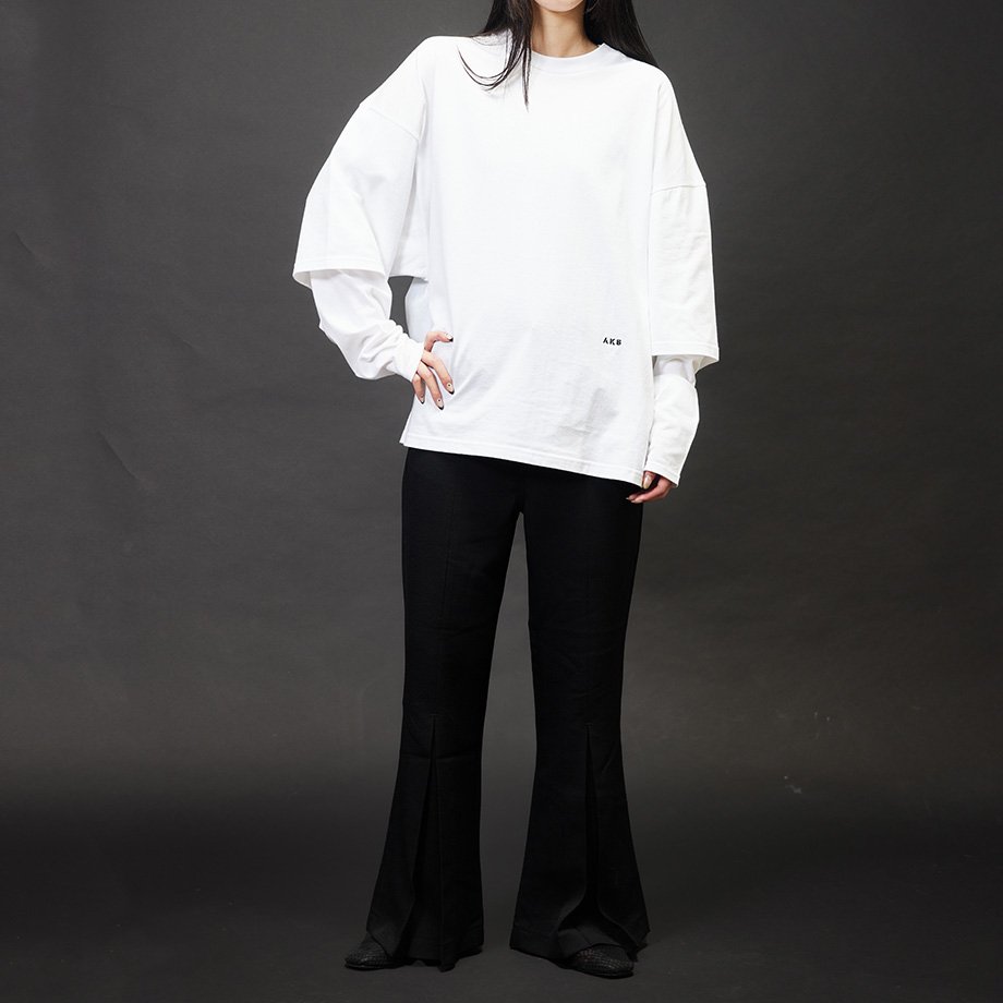 AK5 / AK5 Color Print Layered Long Sleeve T-shirt / Yabiku Collage