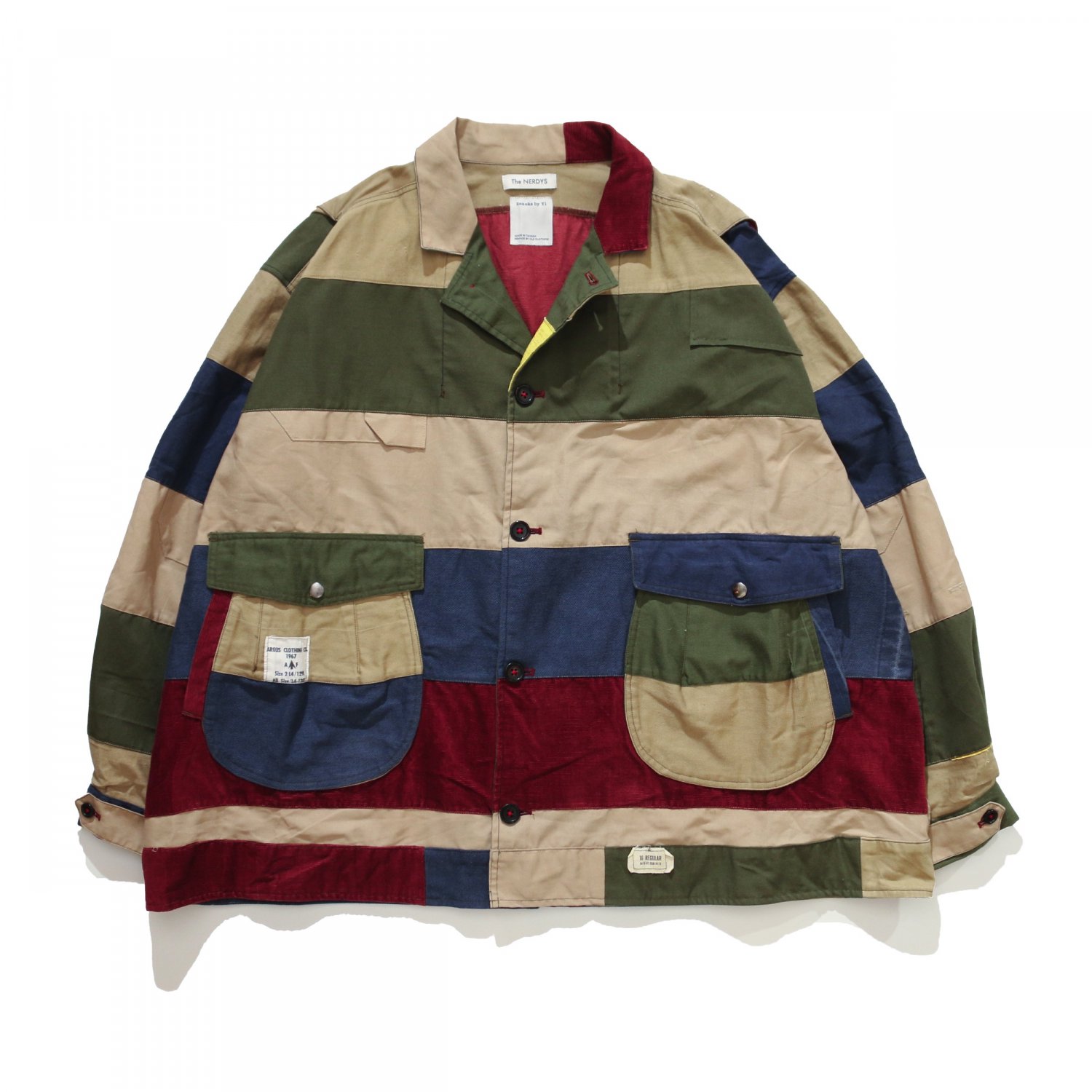 The NERDYS × Remake by Yi / Multi Pattern Safari Jacket (1)