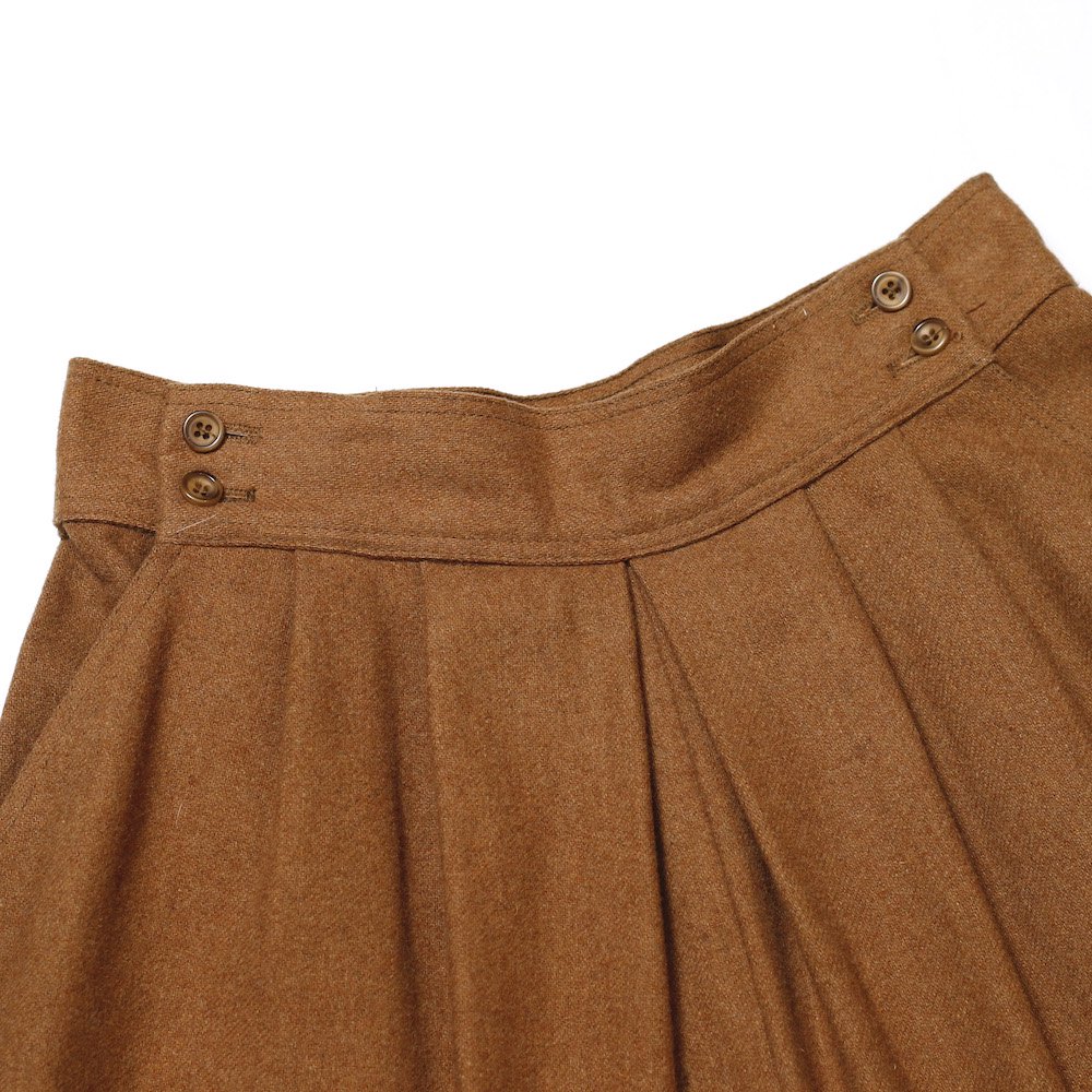 Vintage Clothes / 1970s Wool Culottes Pants