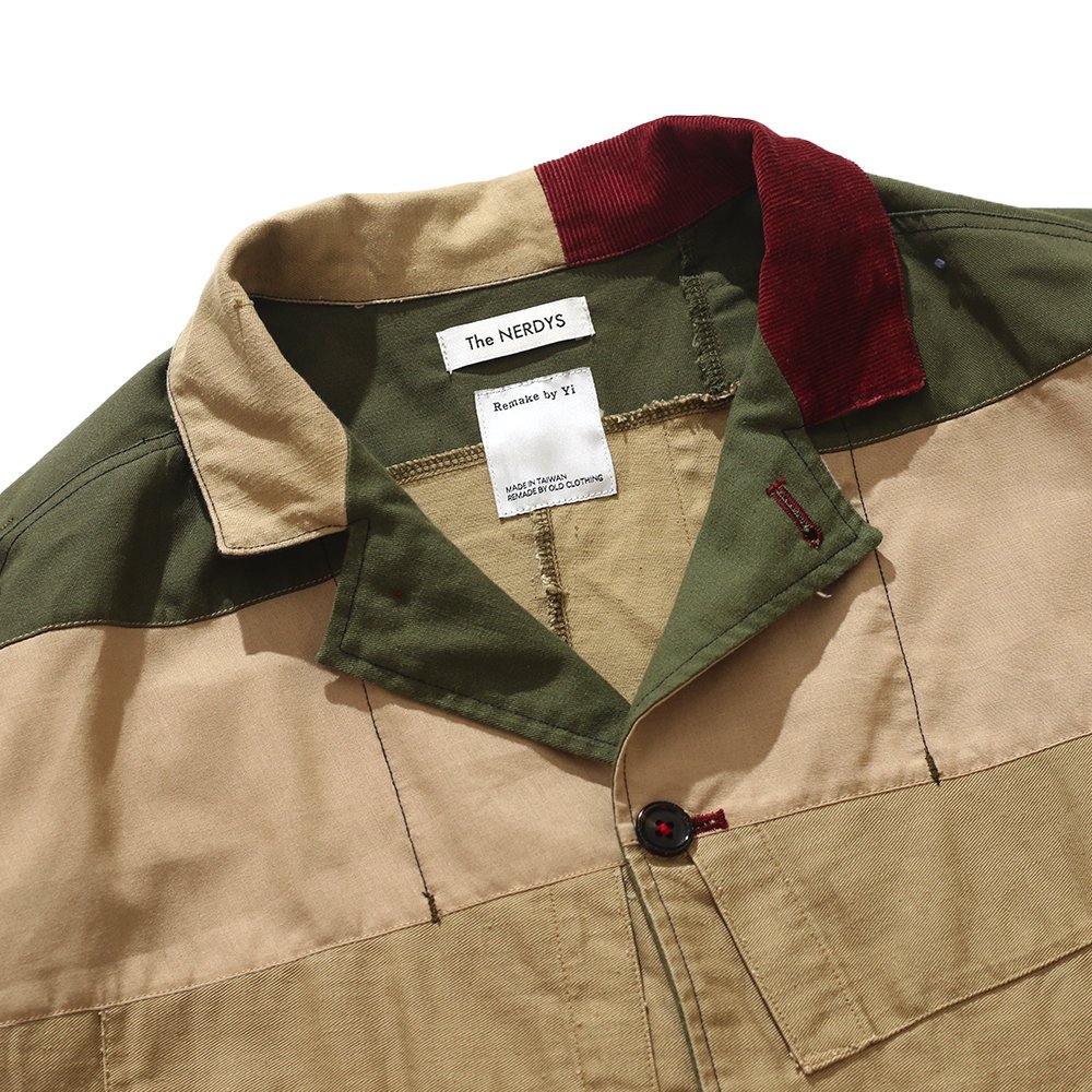 The NERDYS × Remake by Yi / Multi Pattern Safari Jacket (2)