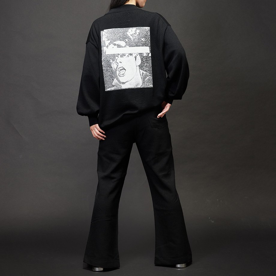 AK5 / AK5 Monochrome Print Mock Neck Knit / Yabiku Collage | AK5 | BIN