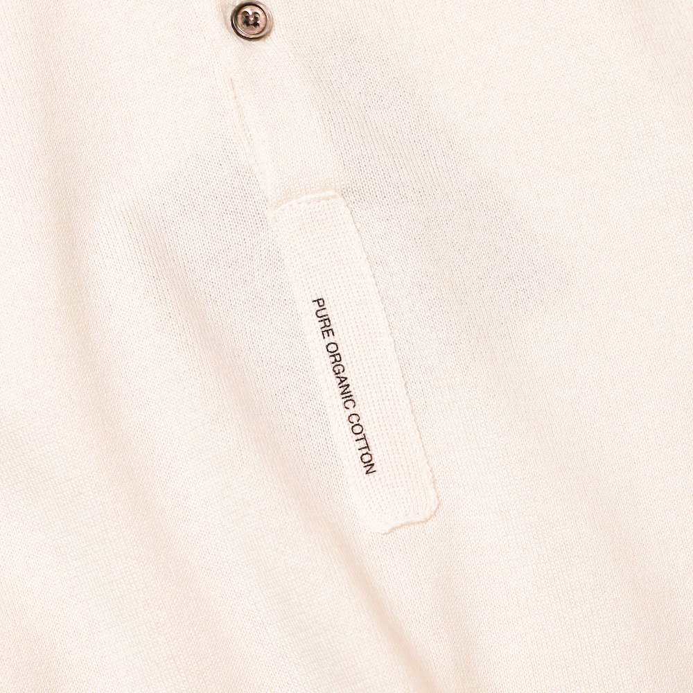 THE NERDYS / Organic Cotton Stand collar L/S Polo Shirt