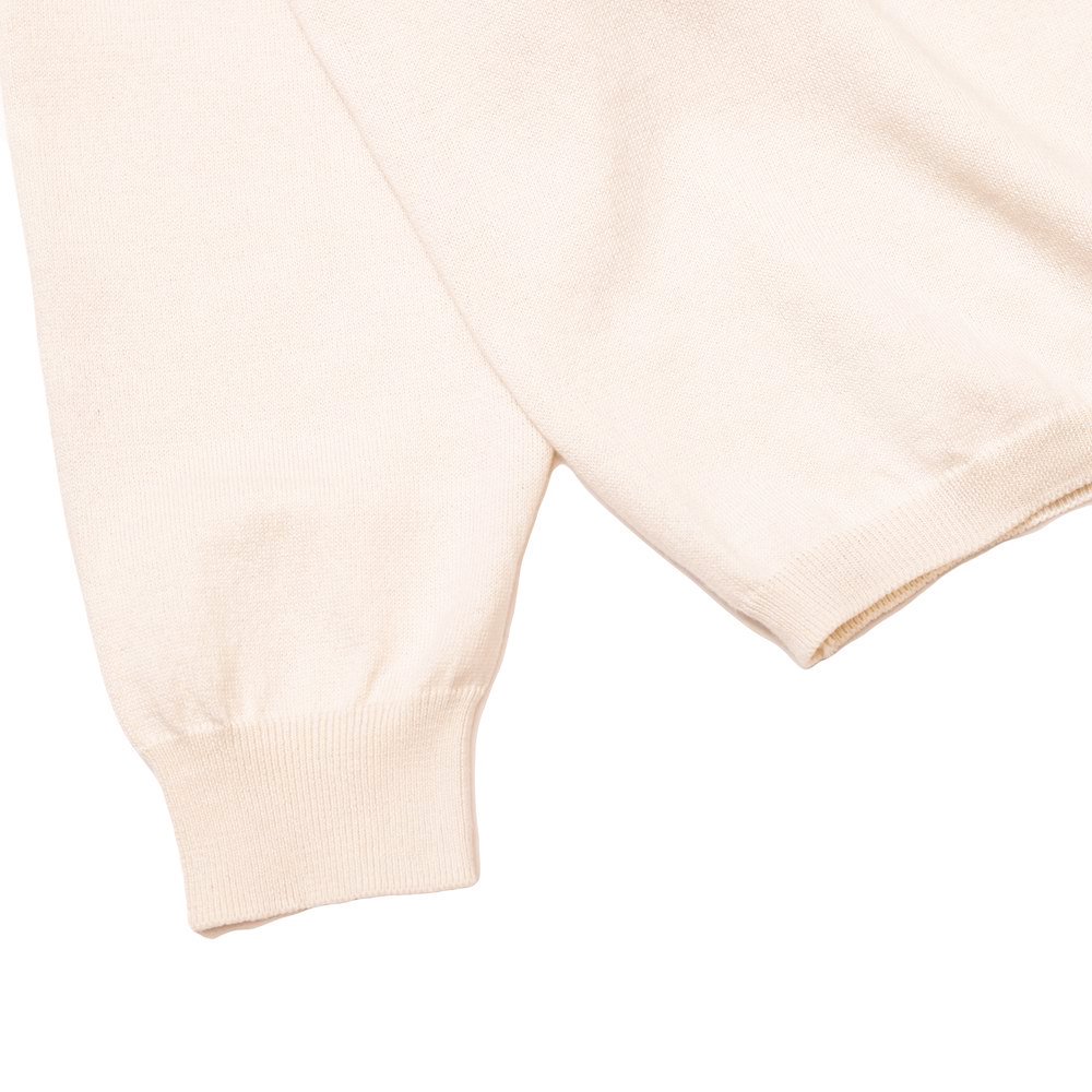 THE NERDYS / Organic Cotton Stand collar L/S Polo Shirt