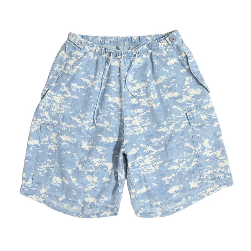 IMPRESTORE / EASY Shorts indigo Degital Camo