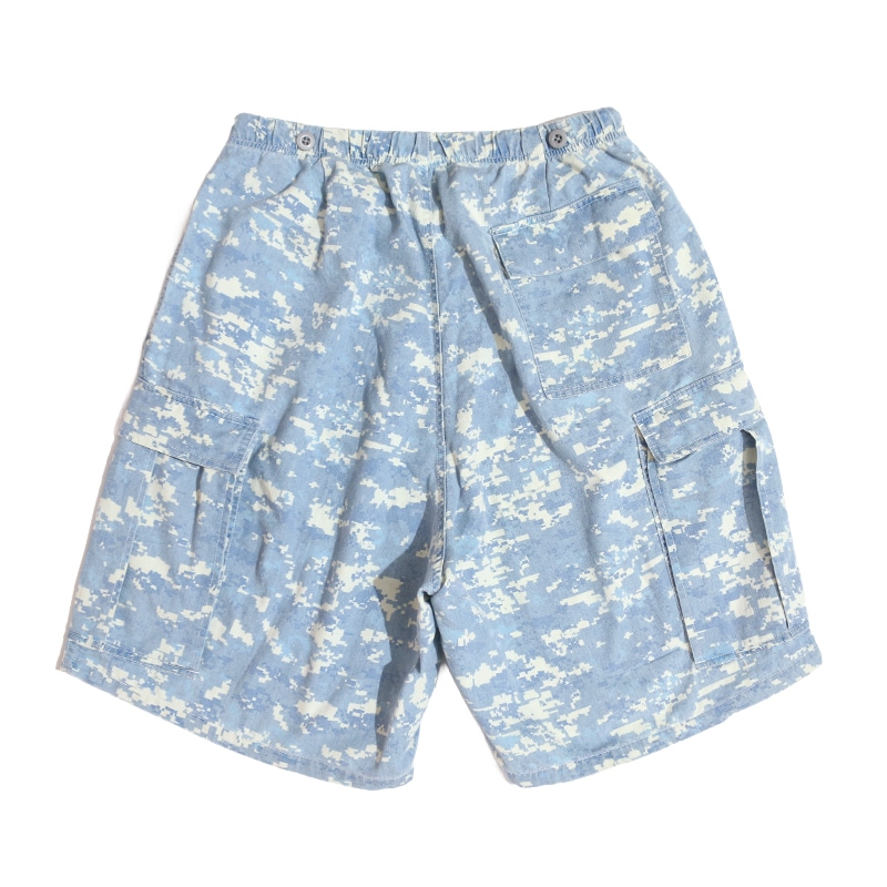 IMPRESTORE / EASY Shorts indigo Degital Camo