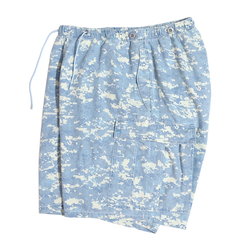 IMPRESTORE / EASY Shorts indigo Degital Camo