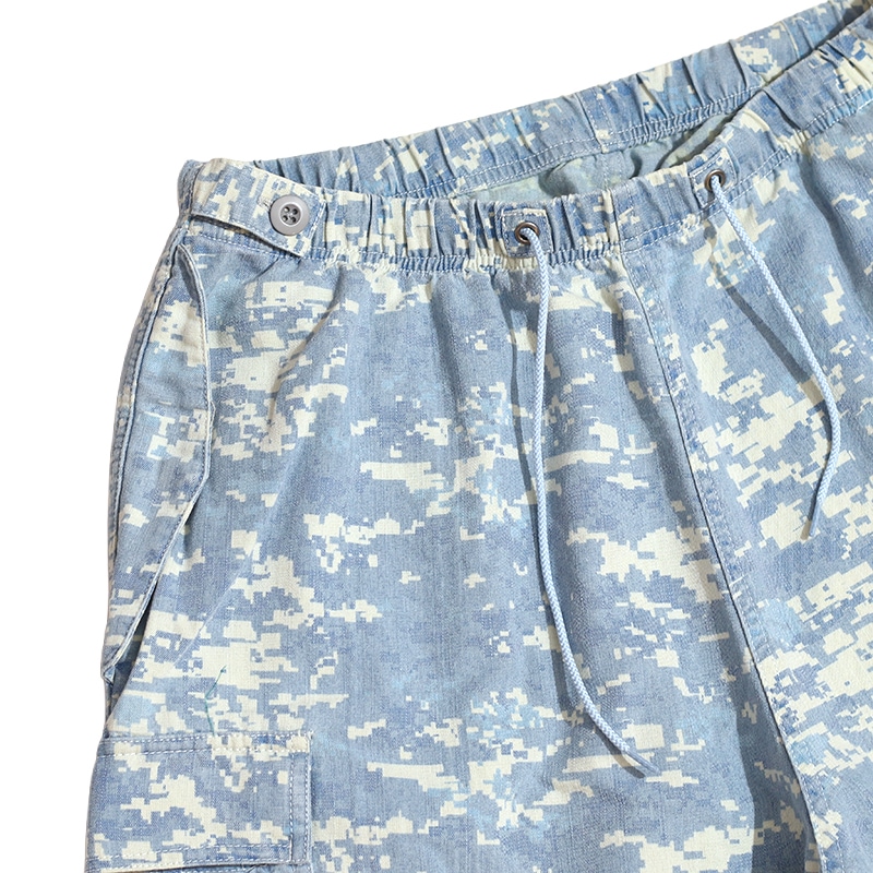 IMPRESTORE / EASY Shorts indigo Degital Camo